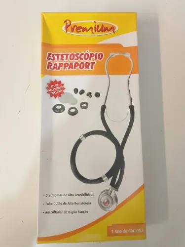 Estetoscópio Rappaport Premium com Kit de Acessórios