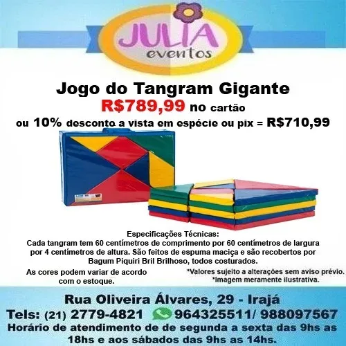 Jogo do Tangram Gigante