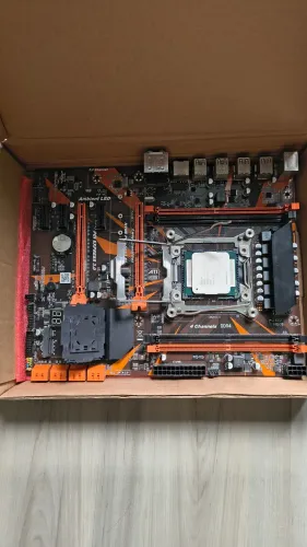 Placa mãe e Processador CPU Intel Xeon