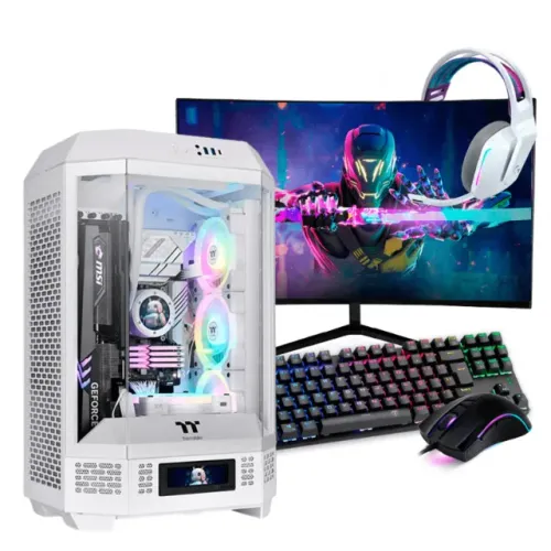 PC Gamer Completo Intel i7 14700F, RTX 4060, 16GB DDR5 RGB, SSD NVME 1TB, 700W 80 Plus
