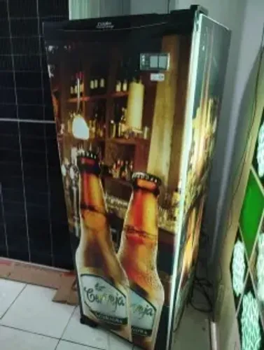 Cervejeiro 348 Litros Porta Sólida Adesivada CV300R 220V - Esmaltec -USADO