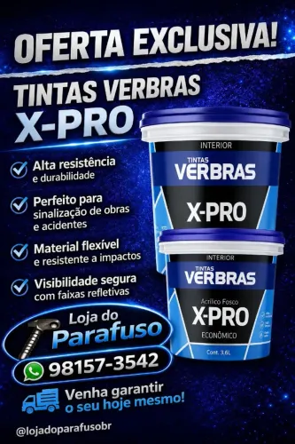 Tinta Acrílico Fosco xpro verbras
