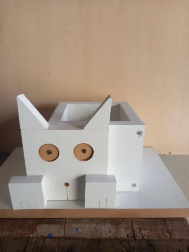 Porta lápis de gatinho 