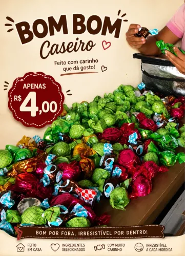 Bom bom caseiro 