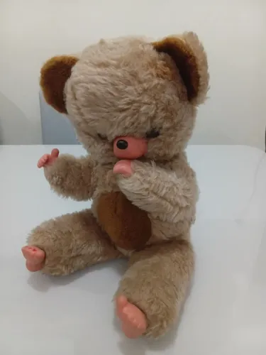 Penoso urso pelúcia vintage anos 70/80