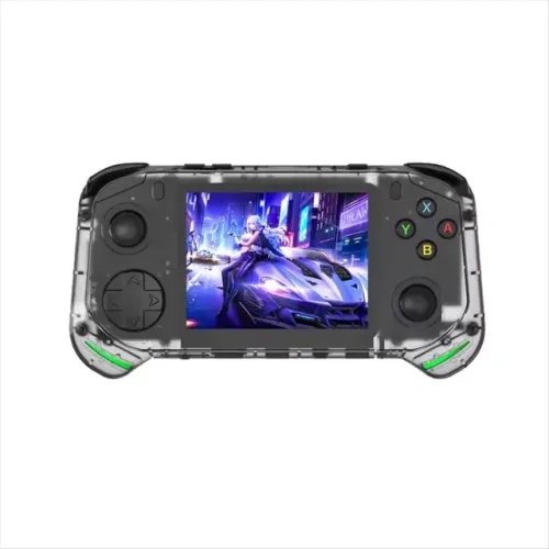 Console Video Game Portátil Retrô RX6H 64GB, Mais de 20 Emuladores, Tela IPS, Preto