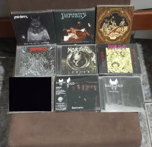 CDs Black, Thrash Metal Zerados e Seminovos.