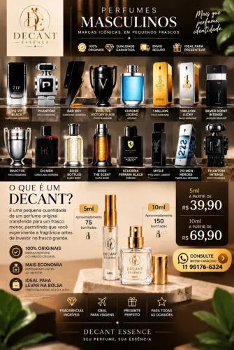 Perfumes importados e decantes