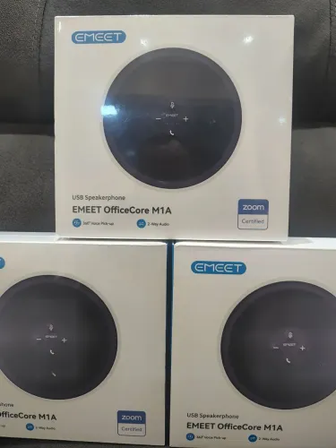 Microfone emeet m1A de conferência de mesa USB cancelamento de ruido  na caixa lacrada 