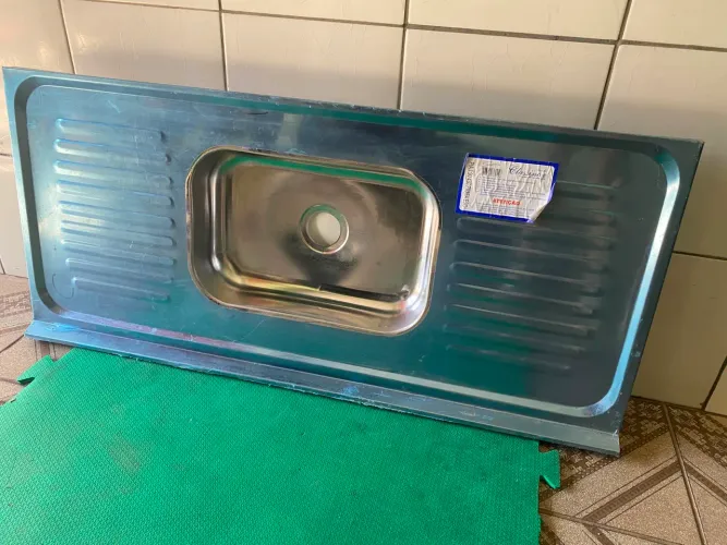 Pia de inox nova