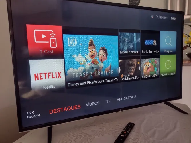 TV 49 TCL SMART PERFEITA 