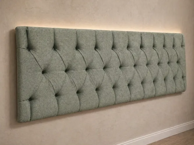 Cabeceira para cama em Capitonê 
