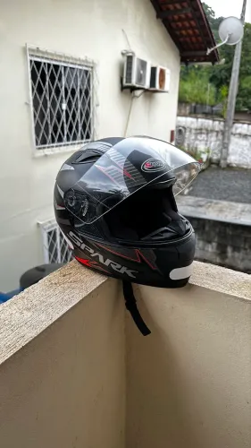 CAPACETE FECHADO SPARK SPOT TAM 58 modelo E17 