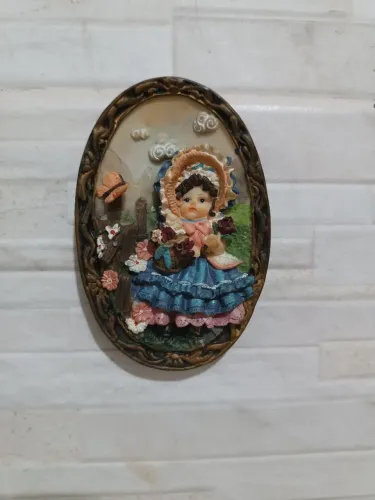 Quadro oval antigo