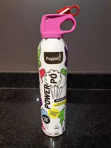 Power Pó marca POPPER ,lote com 3 azuis, 4 rosas,3 verdes ,4 vermelhos (chá revelação 360