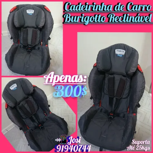 Cadeirinha de Carro Reclinável Burigotto 