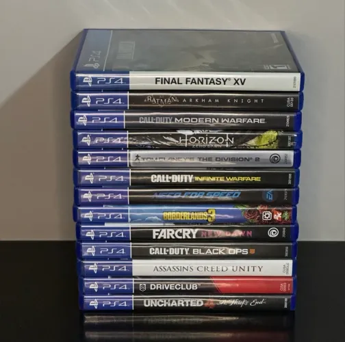 Lote de Jogos de PlayStation 4