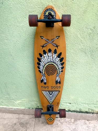 Skate Longboard Two Dogs Semi-Novo