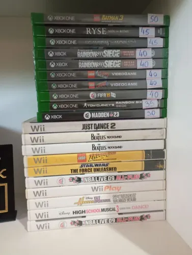 Jogos Originais Wii e Xbox One - Faço OLXPAY