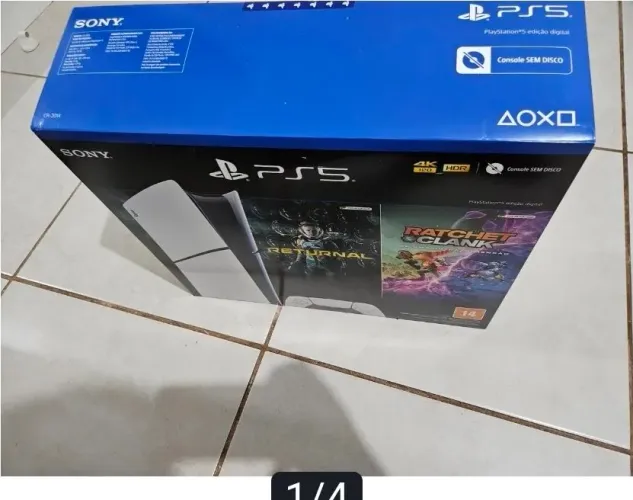 Caixa ps5 digital edition