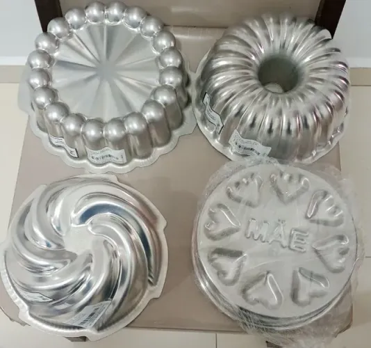 Kit 4 Formas Bolo Caparroz 17cm