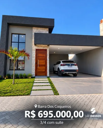 Casa à venda no Condomínio Sunset Beach Residence com 120m² área construída, 3 q
