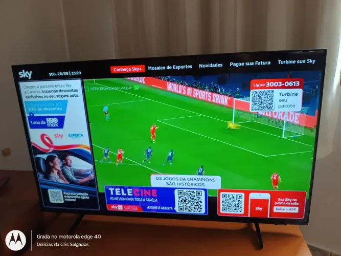Tv Samsung 4K Cristal 50 polegadas