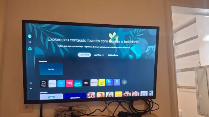 Televisão usada funcionando perfeitamente