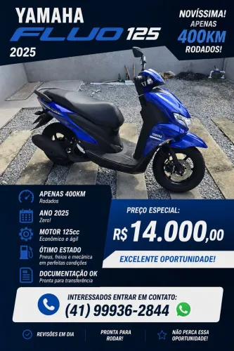 YAmaha fluo 125