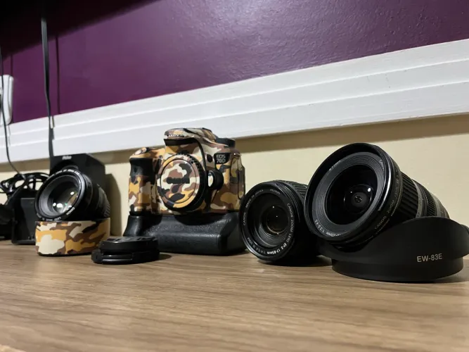 Canon 70D Backup completa, valor de desapego. LEIA TODO ANÚNCIO.