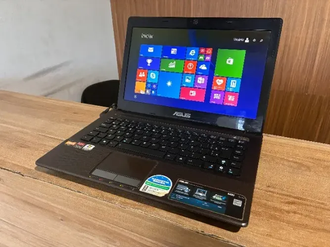 Notebook Asus K434u AMD | 4GB RAM | HD 320GB | Tela 14" | Excelente Custo-Benefício