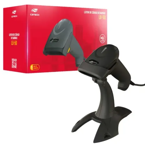 LEITOR DE CODIGOS DE BARRAS C3TECH LB-50