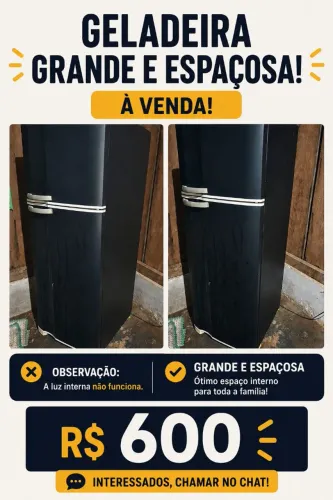 Vende-se geladeira Eletrolux