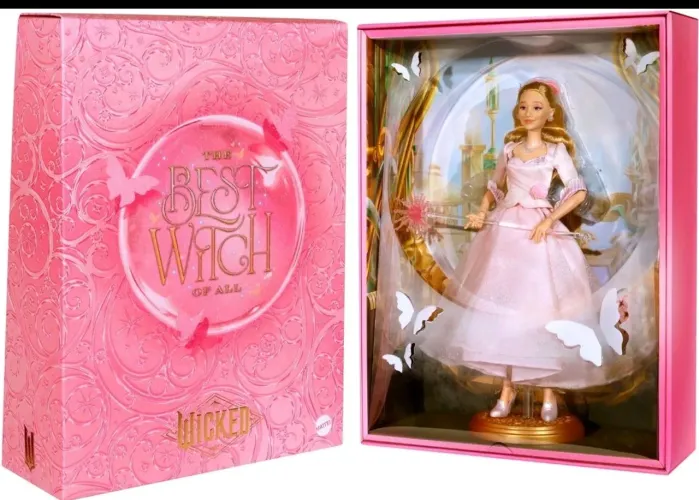 BONECA BARBIE WICKED GLINDA NOVA LACRADA ITEM RARO 