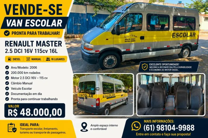 Renault Master 2.5 DCI 16V 115cv 16L Diesel 2006