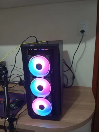 ? PC GAMER COMPLETO RGB + RX 6600 XT 8GB + WATER COOLER 360MM ? RODA TUDO NO ULTRA