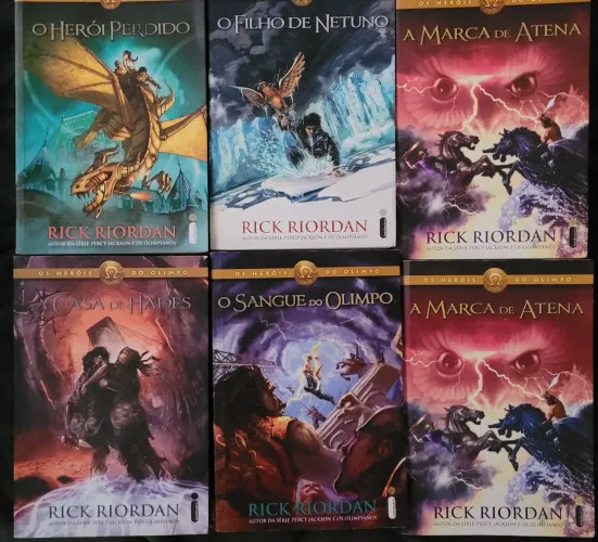 Livro Os Heróis do Olimpo ( Rick Riordan) 60 cada