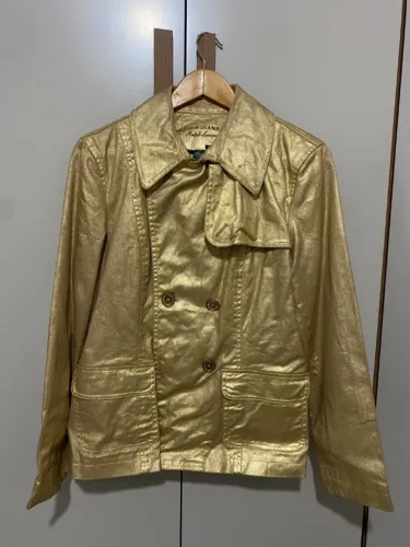 jaqueta ralph lauren vintage gold