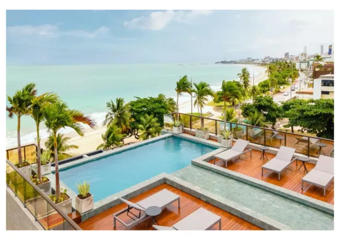Duplex Manaíra, C/53,99m² 1 Quarto, 1 WC social, cozinha, 1Vaga, Espaço Gourmet Privativo
