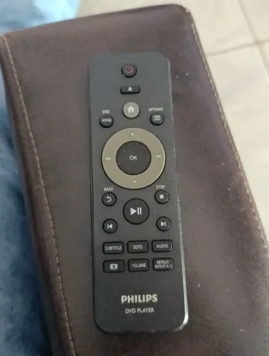 controle remoto original Philips para DVD Player, compatível com vários modelos.DVP3680,