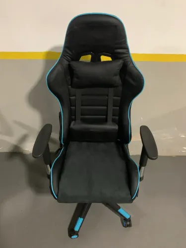 Cadeira Gamer Preta & Azul