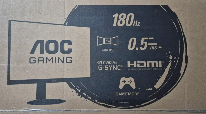 Monitor gamer AOC 180Hz 0,5ms Fast IPS Game Mode - Hdmi- P2
