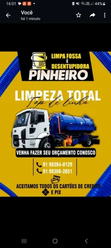 Limpa fossa mangueirão