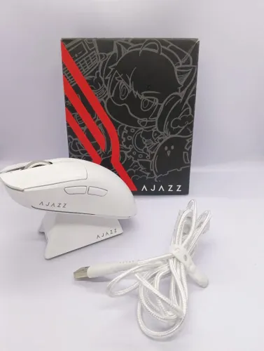 Mouse Gamer Sem Fio AJAZZ AJ139 V2 MC (Original + Dock RGB)