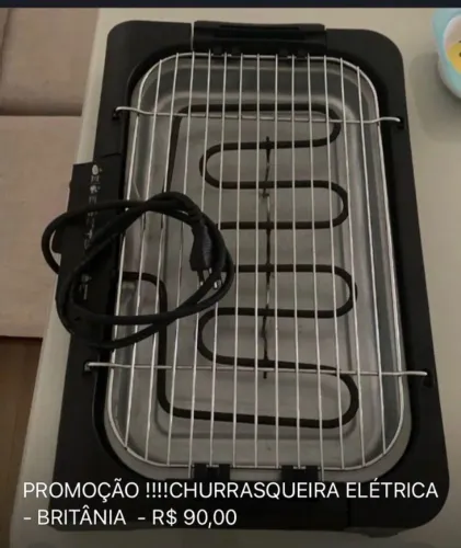 CHURRASQUEIRA ELÉTRICA - BRITÂNIA - 110V