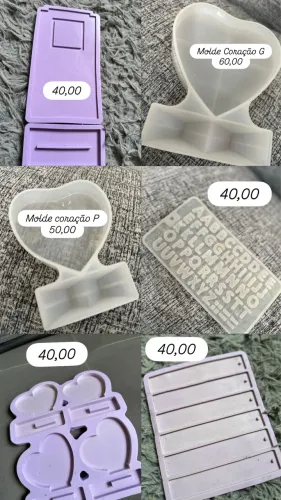 Desapego molde resina,pigmentos e adornos