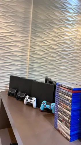 PS4 Slim 1 TB | Jogos PS4 | Acessórios PS4 | Faça o orçamento do kit ou unidade
