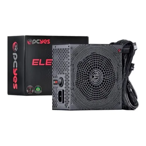 Fonte de Alimentação | PCyes Electro V2 | 650W | 80 Plus Bronze | PFC Ativo - Loja FH