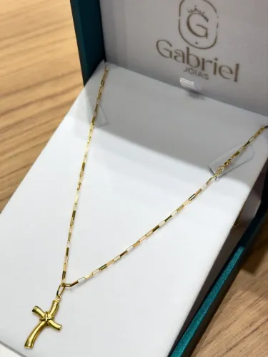 Cordão de ouro Cartier + pingente 5.7g ( LOJA )