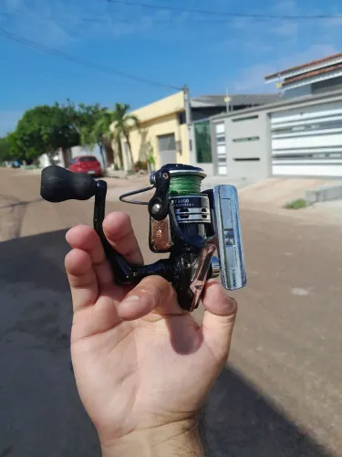 Molinete e varas de pesca